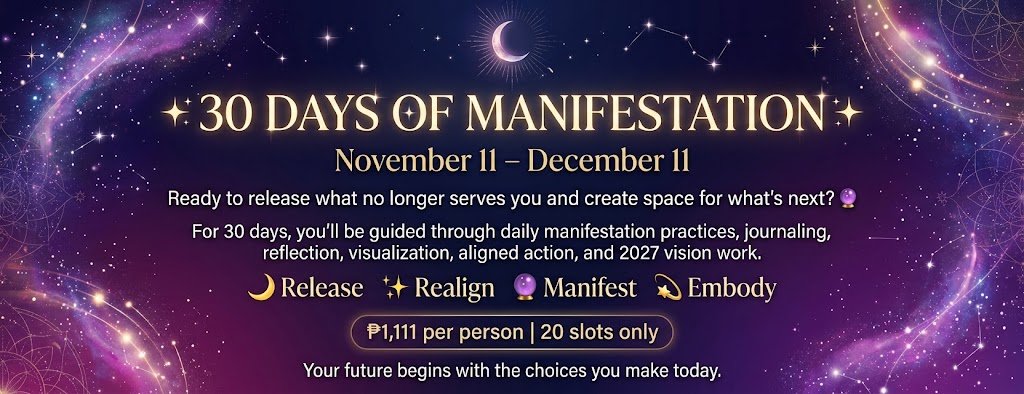 30 DAYS OF MANIFESTATION